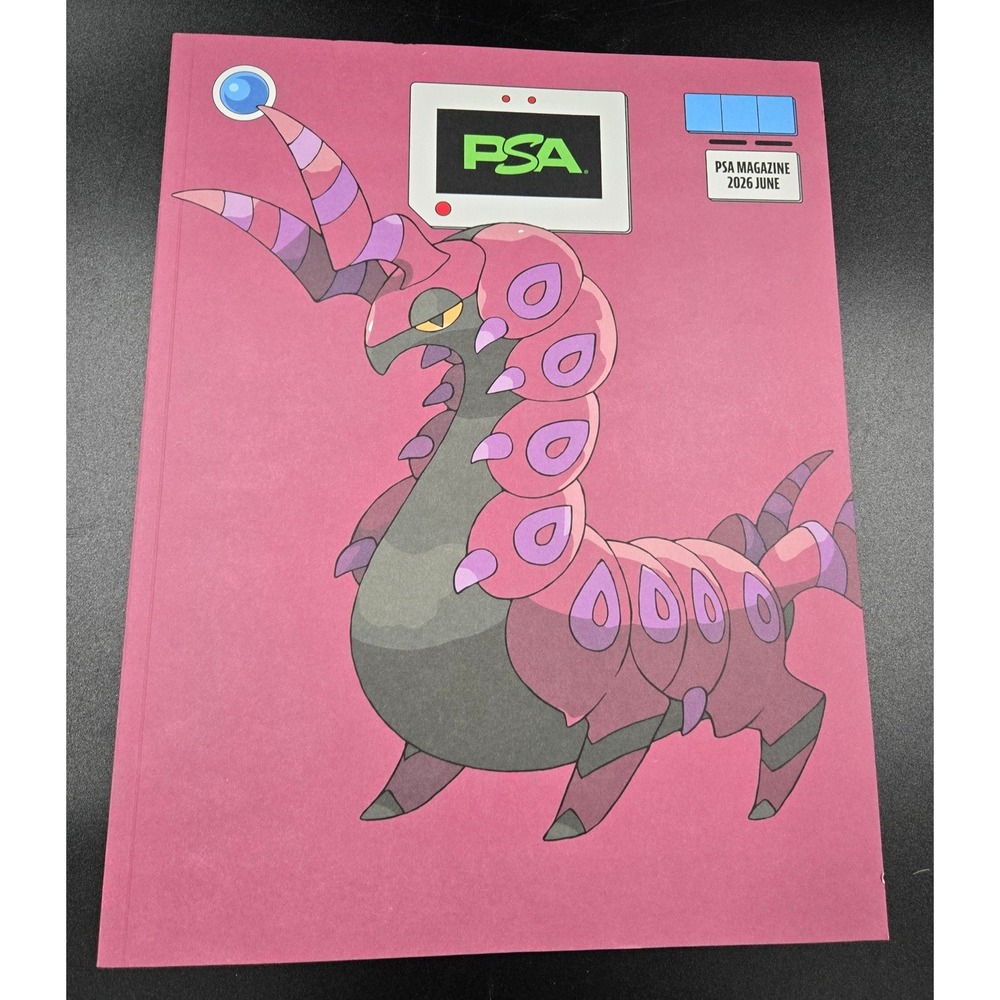 PSA Magazine June 2026 Volume No.27 Scolipede Cover Pokemon TCG SP
